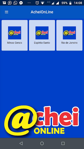 AcheiOnLine Screen 2