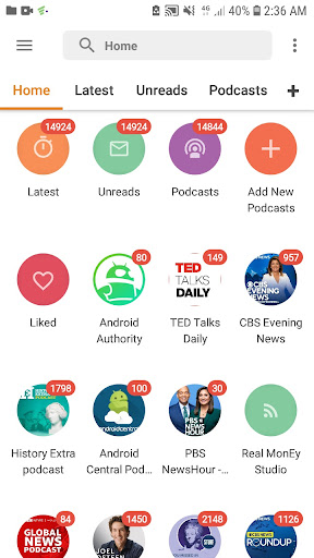 Android application Podcast App: Podcast Player screenshort