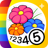 Color by Numbers - Flowers + icon