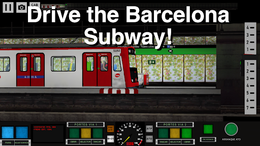 Android application Barcelona Subway Simulator 2D screenshort