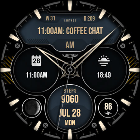 Analog Watch Face 043 screenshot 5