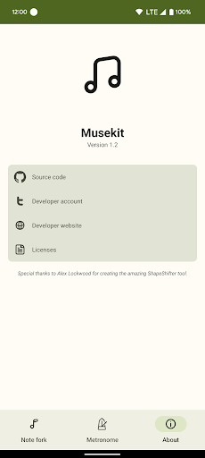 Musekit (Metronome & Tuner) Screen 3