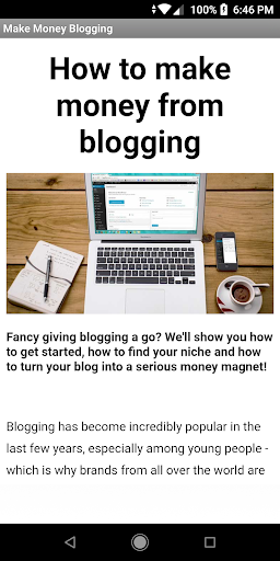 How to Make Money From Bloggin
