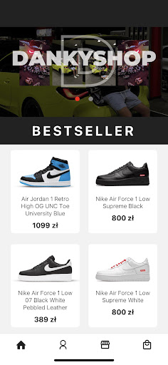 Android application DankyShop screenshort
