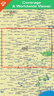Oklahoma Lakes Gps Map Screenshot