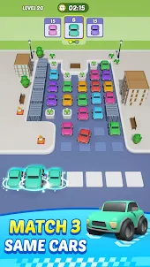 Triple Car Jam 3D: Car parking