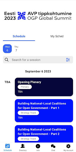 Android application OGP Estonia screenshort