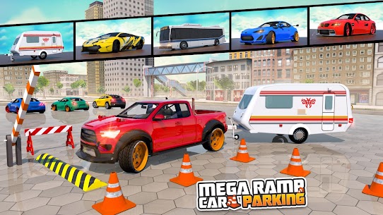 Mega Ramp Car Parking Mod Apk : New Car Games Racing Stunts 1