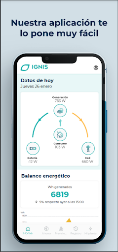 IGNIS Energía Screen 2