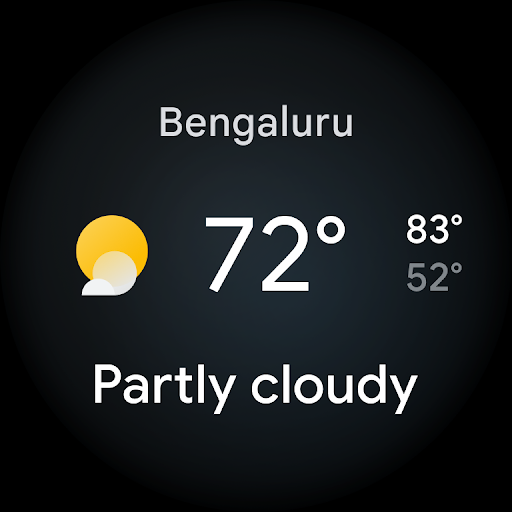 Weather screenshot