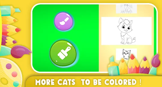 Cute Cats Coloring Game