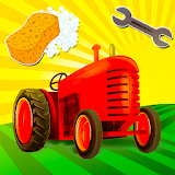 Farm Tractors Wash And Repair icon