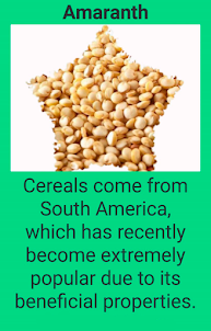 Types of cereals