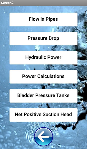 Water Calculator by PuriChem Screen 2