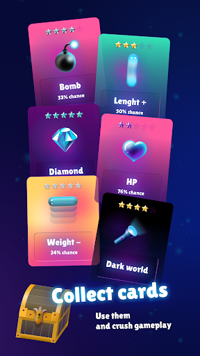 Android application Throworm. Infinite upward screenshort