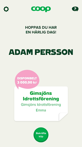 Inköpstjänst Screen 2