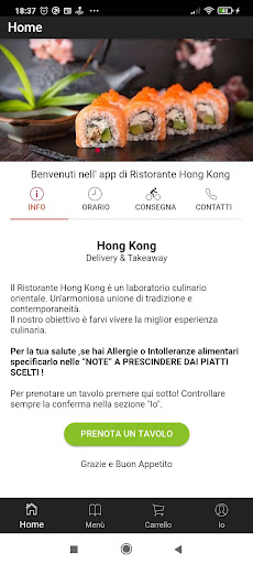 Ristorante Hong Kong Screen 2