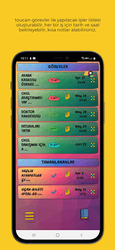 Android application toucan screenshort