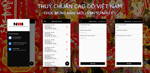 Android application Thủy chuẩn cao độ VN screenshort