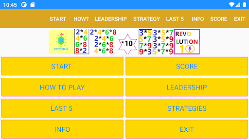 Android application Brain Game - Revolution screenshort