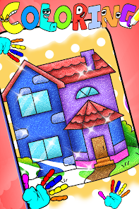 Sanrio House coloring drawing 1.0 APK + Mod (Unlimited money) untuk android