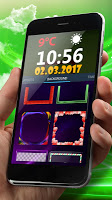 screenshot of Cool Digital Clock Widget
