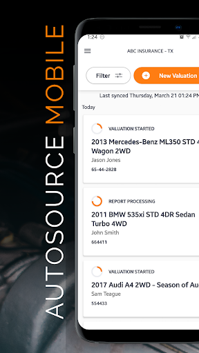 Android application Autosource Mobile screenshort
