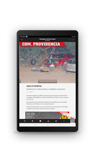 Periódico Al Día Digital Screen 3