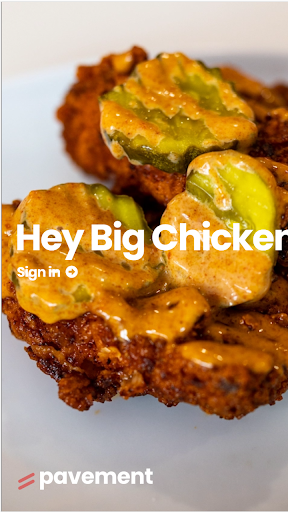 Android application Pavement: Built for food screenshort