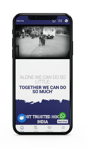 Android application Narayan Seva Sansthan screenshort