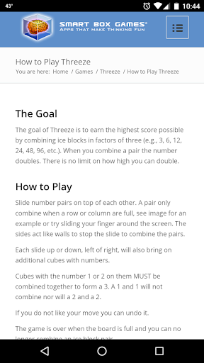 Threeze - A Numbers Merge Game Screen 3