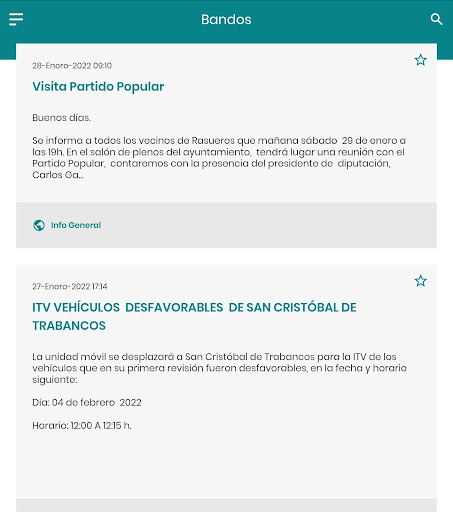 Rasueros Informa Screen 2