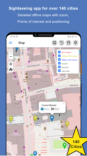 Android application Sightseeing Essen screenshort
