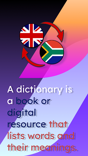 Android application English Afrikaans Dictionary screenshort