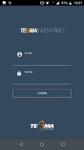 Android application Tegma Inventário screenshort