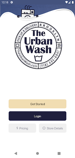 Android application Urban Wash - Laundry Delivered screenshort