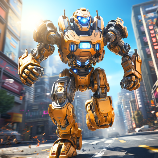 Mech Chaos robot boxing games logo