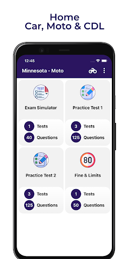 Android application MN Drivers Practice Test screenshort