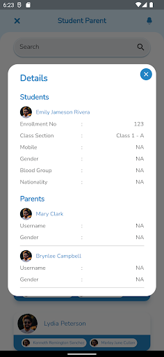 Android application Synergie School screenshort