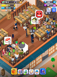 Screenshot 18 Sushi Empire Tycoon—Idle Game android
