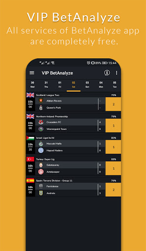 Vip OddsAnalyze Betting Tips Screen 2