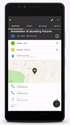 GeoNext - Job Management Screen 3
