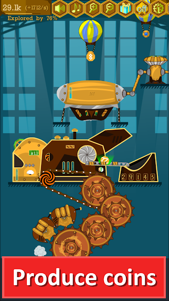 Steampunk Idle Spinner Factory 642.3.3 APK + Мод (Unlimited money) за Android