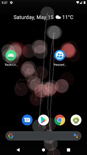Android application TouchSensitive Live Background screenshort