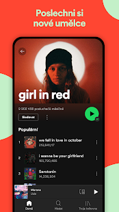Spotify – hudba a podcasty Screenshot