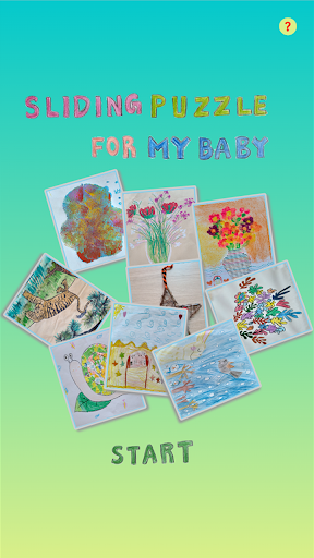 Android application SLIDING PUZZLE FOR MY BABY screenshort
