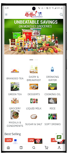 Hello Mart - Grocery Store screenshot 1