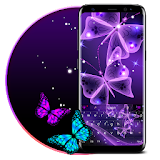 Purple Butterfly Keyboard icon