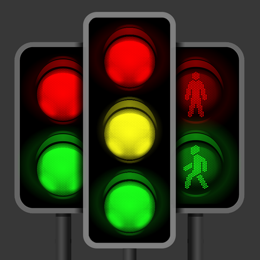 green traffic light icon