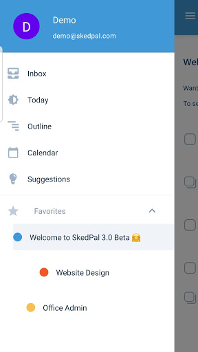Android application SkedPal 3 screenshort